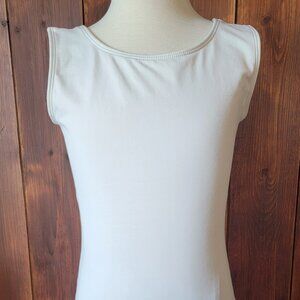 Eurotard Women Small White Leotard Classic Stretch Dance Gymnastics Ballet Leo